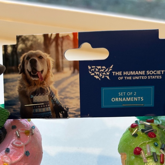 Dog Ornaments Set - Pink and Green - Picture 2 of 11